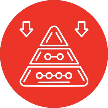 Oklar vektör satırı simgesi