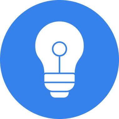 Ampul. Web simgesi basit illüstrasyon