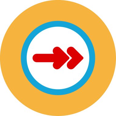 ok simgesi vektör illüstrasyonu