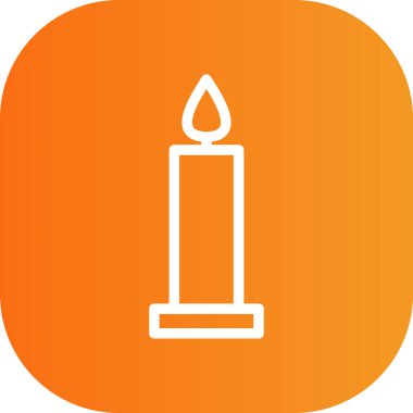 Mum simgesi vektör illüstrasyonu