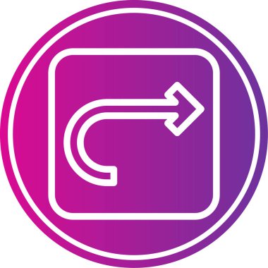 ok simgesinin vektör illüstrasyonu