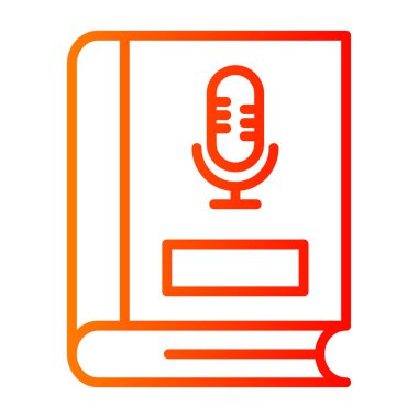 mikrofon simgesi vektör illüstrasyonu