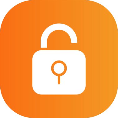 ikon vektör illüstrasyonunu kilitle