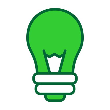 ampul simgesi, vektör illüstrasyonu