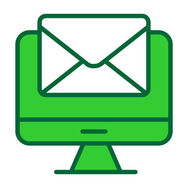 Laptop postası. Web simgesi