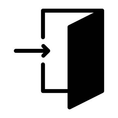 veri vektörü glyph düz simgesi