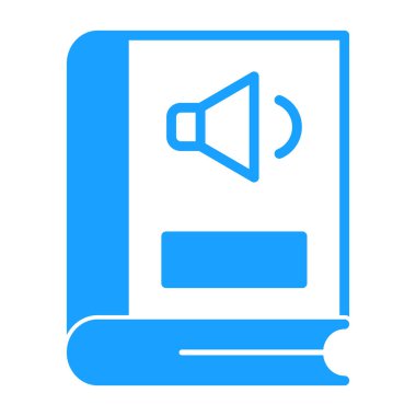 Konuşmacı. Web simgesi basit illüstrasyon