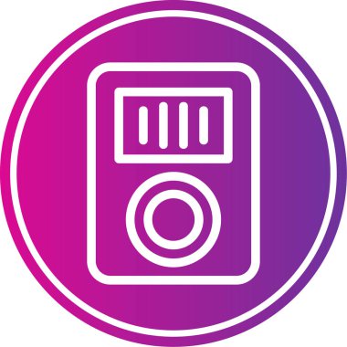 vektör radyo simgesi illüstrasyonu