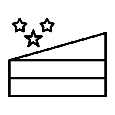 bayrak ikonu vektör illüstrasyonu