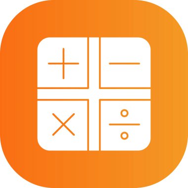 Matematik simgesi vektör illüstrasyonu