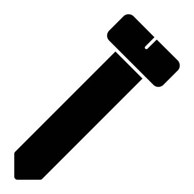 Beyaz arkaplanda bıçak simgesi