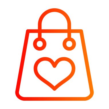 çanta çanta simgesi ana hat biçiminde