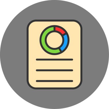 Modern bir simgenin vektör illüstrasyonu