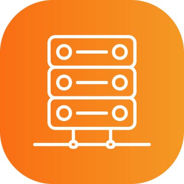 vektör sunucu illüstrasyonu