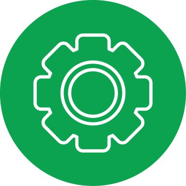 vektör dişli simgesi