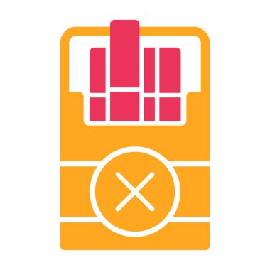 belge simgesi, vektör çizimi