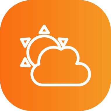 soyut olarak izole edilmiş bulut simgesi