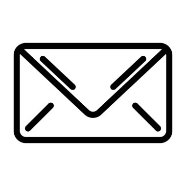 e- posta iletisi ikonu vektör illüstrasyon grafik tasarımı
