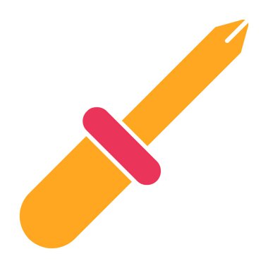 Kalem. Web simgesi basit illüstrasyon