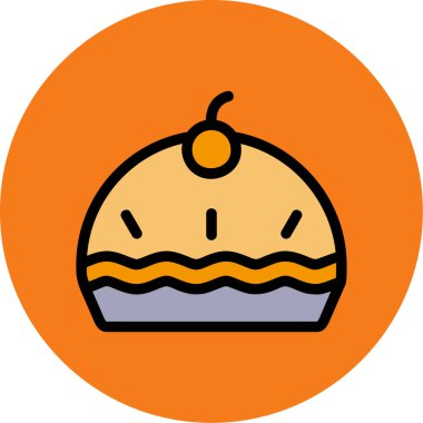 Gıda simgesinin vektör illüstrasyonu