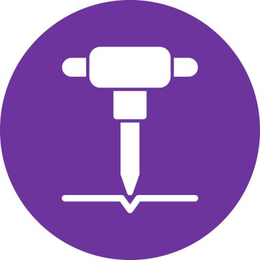 Modern oto tamir simgesinin vektör illüstrasyonu