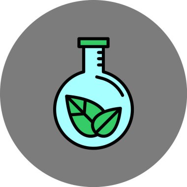 Mataralı bir yaprağın vektör çizimi