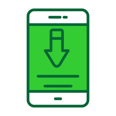 Telefon simgesi vektör illüstrasyonu