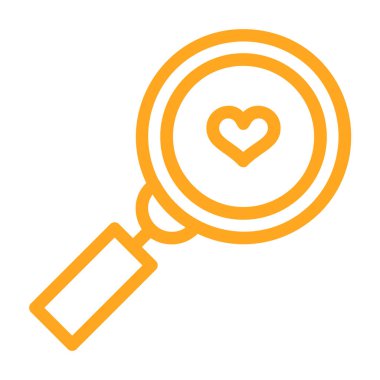 Arama simgesi vektör illüstrasyonu