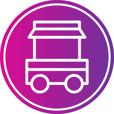 Gıda simgesinin vektör illüstrasyonu