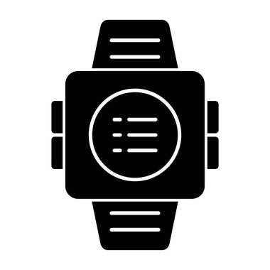 saat simgesi, vektör illüstrasyonu