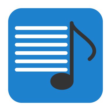 müzik Not vektör çizim