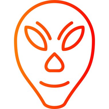 Anahat tarzı uzaylı simgesi