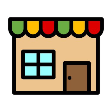 ev simgesi vektör illüstrasyonu