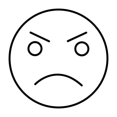 emoji simgesi vektör illüstrasyonu