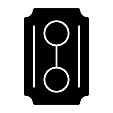 Modern b 'nin vektör illüstrasyonu eksik simgesi