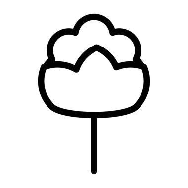 ağaç simgesi, vektör illüstrasyonu