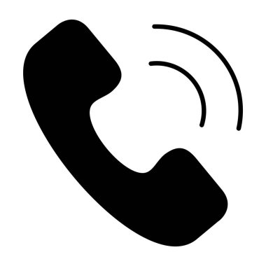 telefon vektörü simgesi düz simgesi