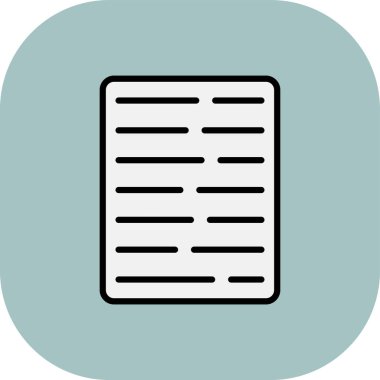 Belgenin vektör simgesi