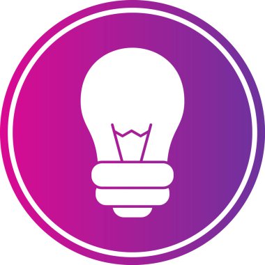 Lamba ikonu vektör illüstrasyonu. satır işareti