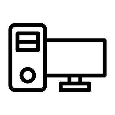 Modern dizüstü bilgisayar simgesinin vektör illüstrasyonu