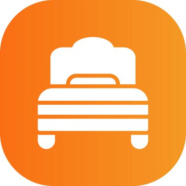 Bir araba simgesinin vektör illüstrasyonu