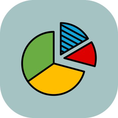 Grafik düz vektör simgesi