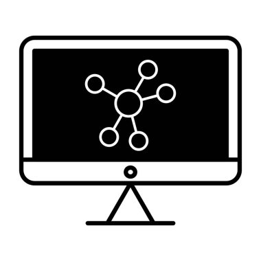 bilgisayar simgesi vektör illüstrasyonu