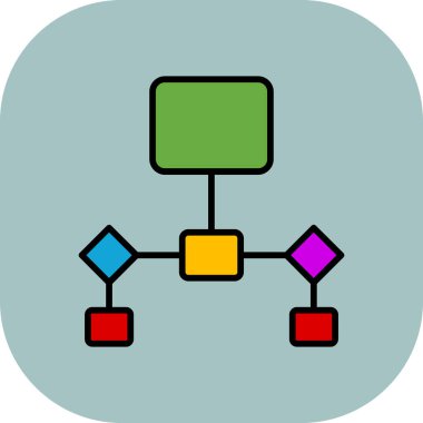Web simgesi, basit vektör illüstrasyonu