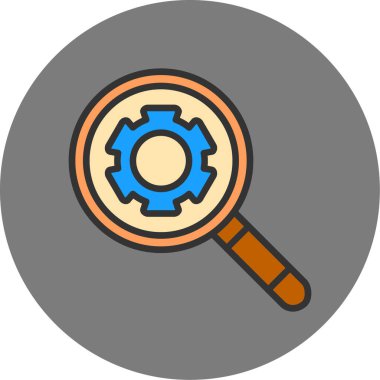 Ara. Web simgesi basit tasarım