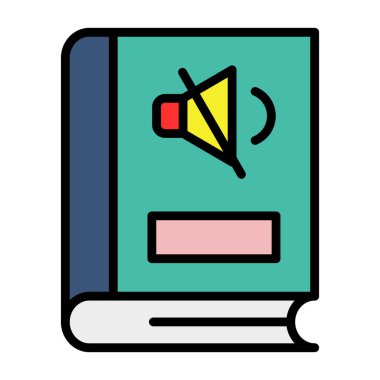 Bilgisayar monitörü simge rengi dış hat vektörü