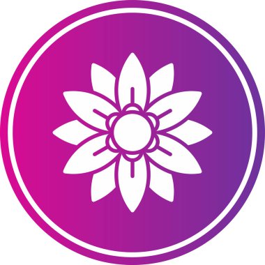 çiçek simgesi vektör illüstrasyonu