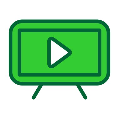 Oynatma düğmesi vektör çizimi