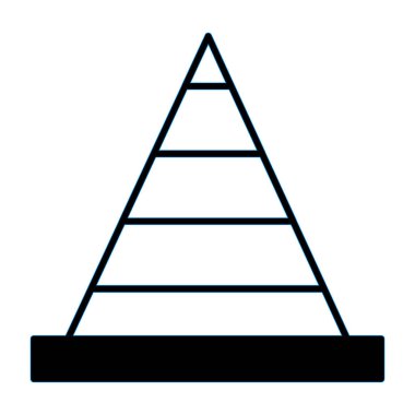 Üçgen simgesi, vektör çizimi