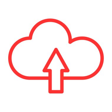 bulut indirme simgesi vektör çizimi